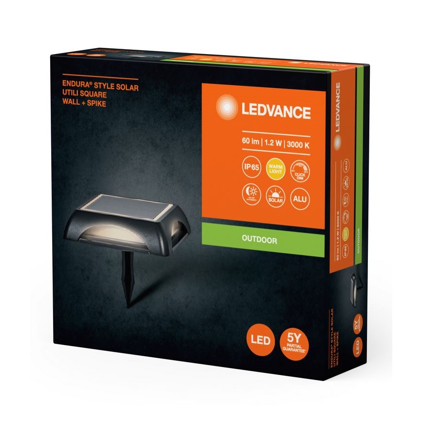 Ledvance - LED Dimmelhető napelemes lámpa ENDURA STYLE SOLAR LED/1,2W/3,7V 2000 mAh IP65