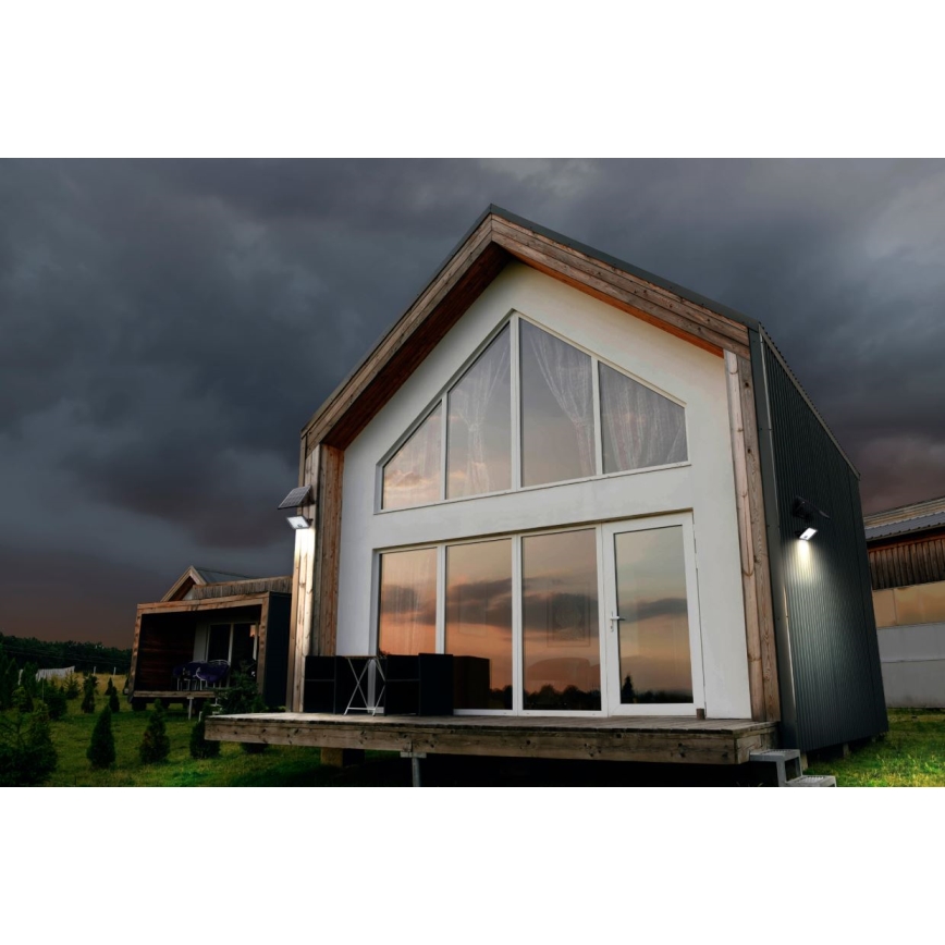 Ledvance - LED Dimmelhető napelemes reflektor érzékelővel FLOOD SPLIT LED/30W/6,4V 5000 mAh IP65 + távirányítás