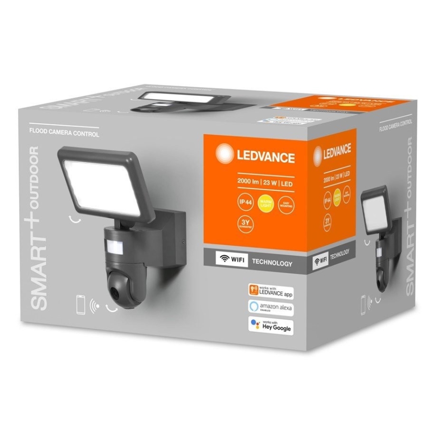 Ledvance - LED Dimmelhető reflektor érzékelővel és kamerával SMART+ LED/23W/230V Wi-Fi IP44