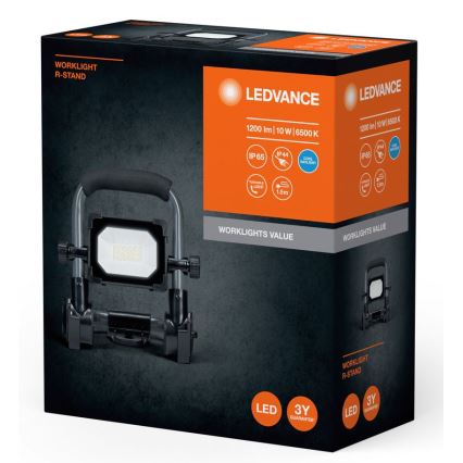 Ledvance - LED Kültéri reflektor WORKLIGHT R-STAND LED/10W/230V 6500K IP65