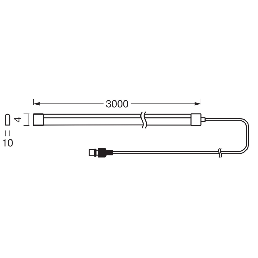 Ledvance - RGB LED dimmelhető napelemes szalag FLEX MAGIC 3 m LED/1,2 W/3,7 V 2000 mAh IP44 + távirányító
