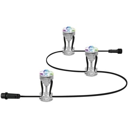 Ledvance - LED RGB kültéri hosszabbító készlet SMART+ DOT 3xLED/0,7W/230V IP65 Wi-Fi