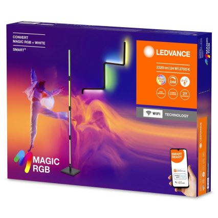 Ledvance - LED RGBW Dimmelhető állólámpa 2in1 SMART+ MAGIC LED/24W/230V Wi-Fi