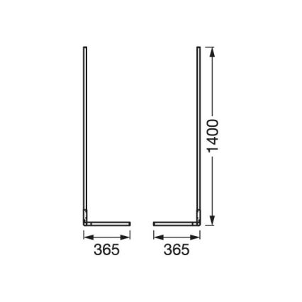 Ledvance - LED RGBW Dimmelhető állólámpa SMART+ FLOOR LED/14W/230V 2700-6500K Wi-Fi + távirányító