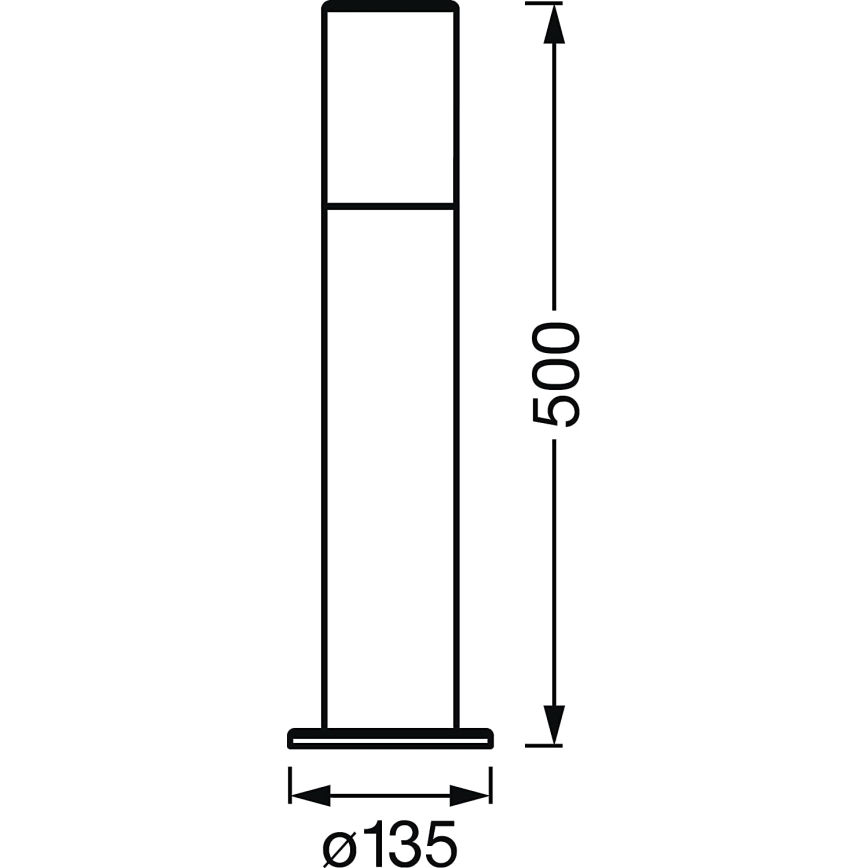 Ledvance-LED RGBW Dimmelhető kültéri lámpa SMART+ PIPE LED/14W/230V Wi-Fi IP44