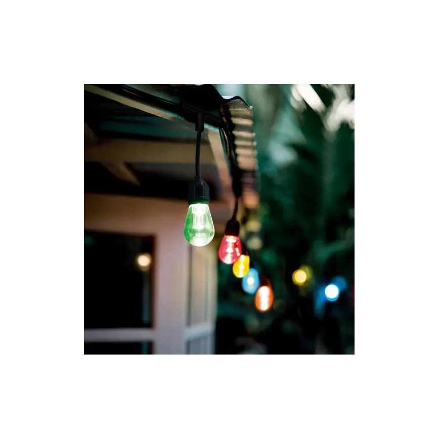 Ledvance - LED RGBW dimmelhető kültéri fényfüzér SMART+ STRING 12xLED/0,37W/230V IP44 Wi-Fi