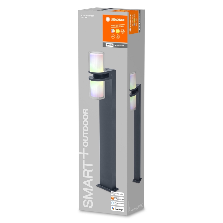 Ledvance - LED RGBW Dimmelhető kültéri lámpa SMART+ FLARE 2xLED/7W/230V Wi-Fi IP44