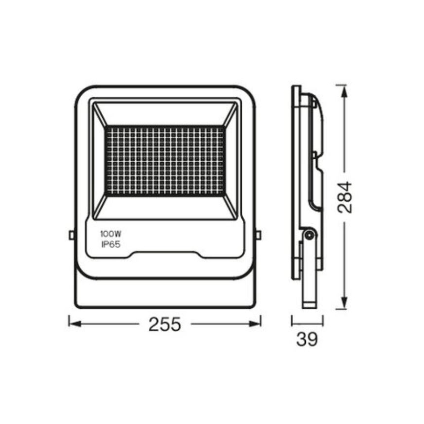 Ledvance - LED RGBW Dimmelhető kültér reflektor SMART+ FLOODLIGHT LED/100W/230V IP65 Wi-Fi