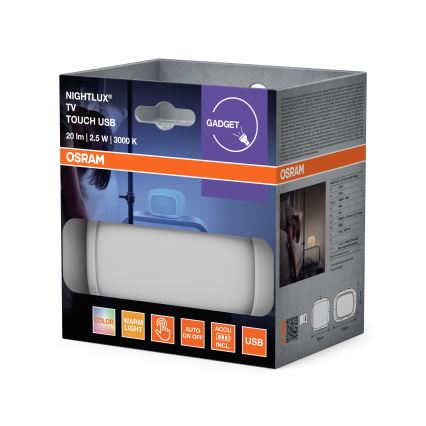 Ledvance - LED RGBW érintésvezérelt gyermek éjjeli lámpa TOUCH LED/2,5W/5V