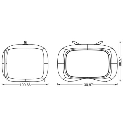 Ledvance - LED RGBW érintésvezérelt gyermek éjjeli lámpa TOUCH LED/2,5W/5V