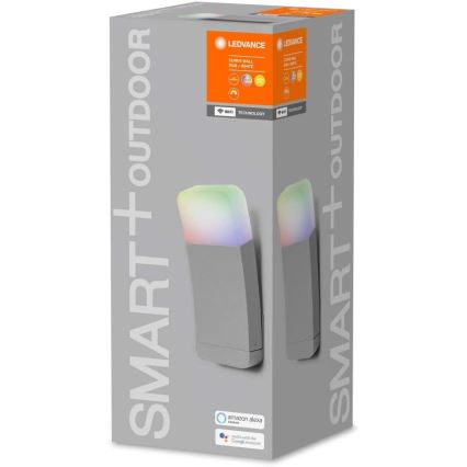 Ledvance - LED RGBW Kültéri fali lámpa SMART + CURVE LED/9W/230V IP44 Wi-Fi