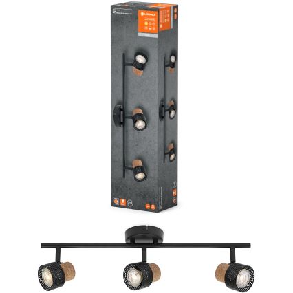 Ledvance - LED Dekorációs spotlámpa DECOR CORK 3xGU10/3,4W/230V