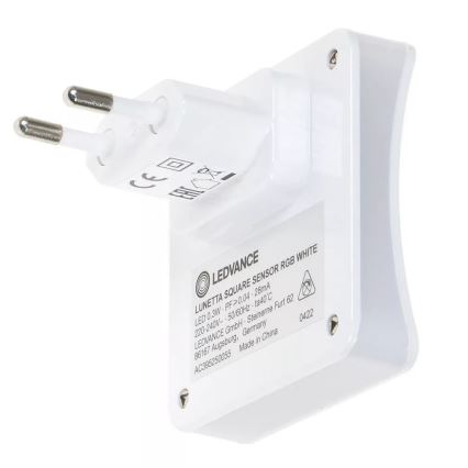 Ledvance - LED RGB irányfény aljzatba, érzékelővel LUNETTA LED/0,3W/230V