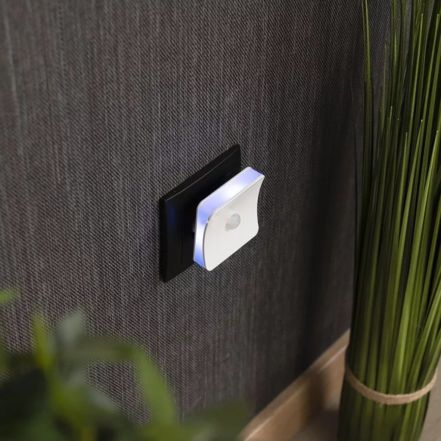 Ledvance - LED RGB irányfény aljzatba, érzékelővel LUNETTA LED/0,3W/230V