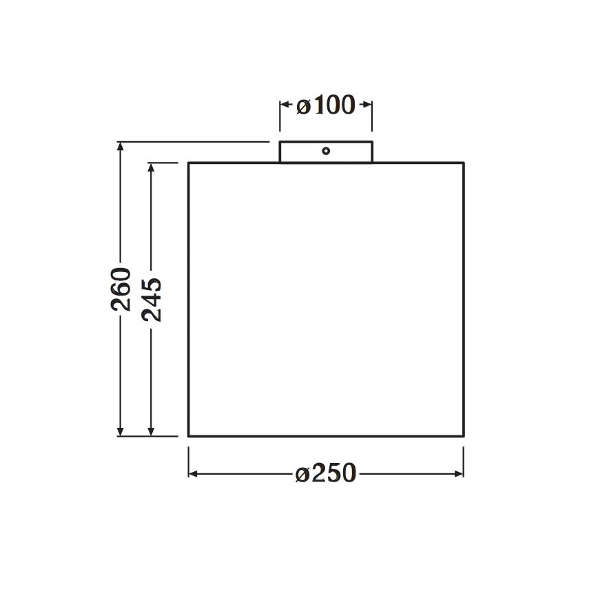 Ledvance - Mennyezeti lámpa DECOR CARDBOARD 1xE27/15W/230V átm. 25 cm