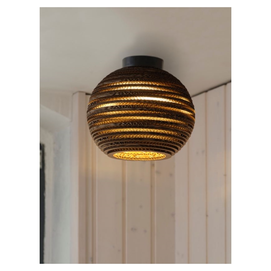 Ledvance - Mennyezeti lámpa DECOR CARDBOARD 1xE27/15W/230V átm. 26 cm