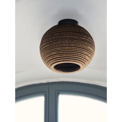 Ledvance - Mennyezeti lámpa DECOR CARDBOARD 1xE27/15W/230V átm. 26 cm