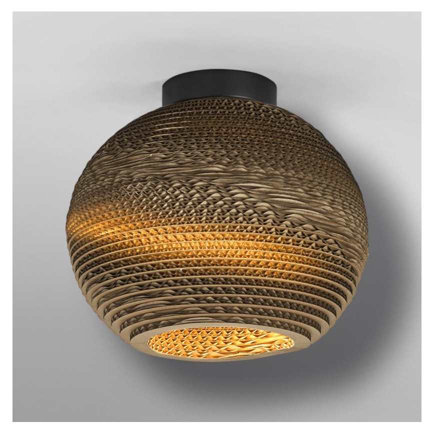 Ledvance - Mennyezeti lámpa DECOR CARDBOARD 1xE27/15W/230V átm. 26 cm