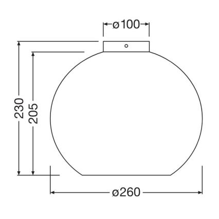 Ledvance - Mennyezeti lámpa DECOR CARDBOARD 1xE27/15W/230V átm. 26 cm