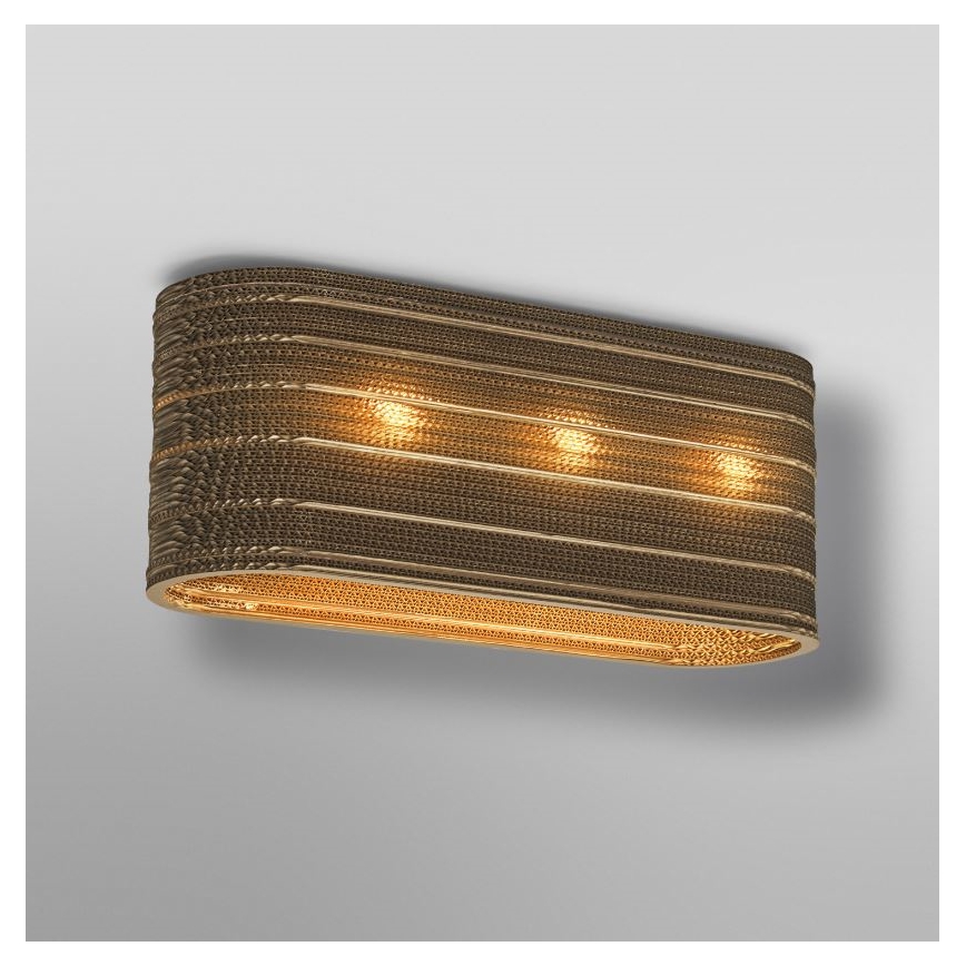 Ledvance - Mennyezeti lámpa DECOR CARDBOARD 3xE27/15W/230V