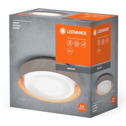 Ledvance - Mennyezeti lámpa ORBIS MADRID 2xE27/10W/230V fa