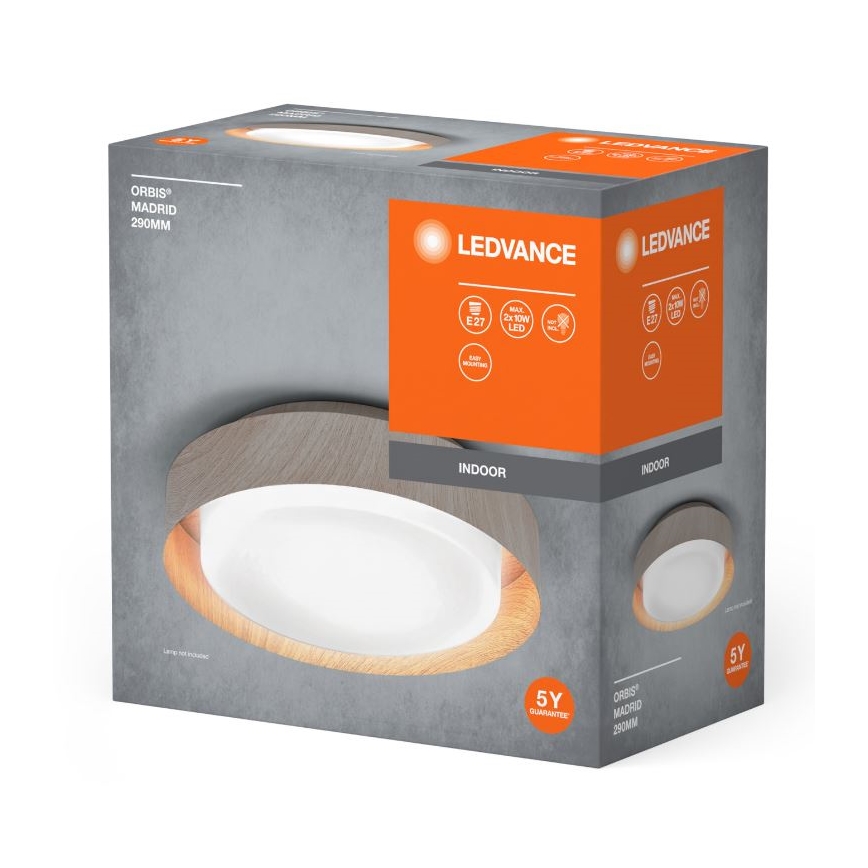 Ledvance - Mennyezeti lámpa ORBIS MADRID 2xE27/10W/230V fa