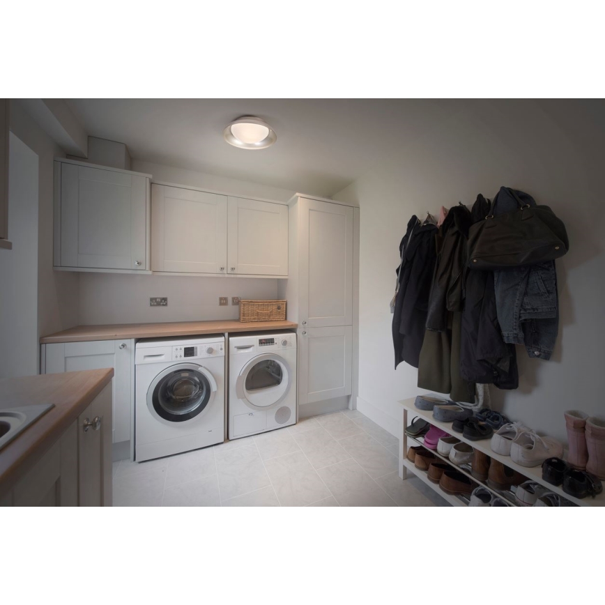 Ledvance - Mennyezeti lámpa ORBIS MILAN 2xE27/10W/230V ezüst