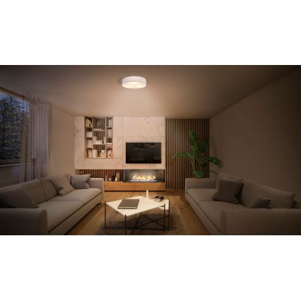 Ledvance - Mennyezeti lámpa ORBIS PÁRIZS 2xE27/25W/230V fehér