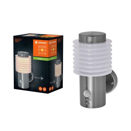 Ledvance - LED kültéri fali lámpa mozgásérzékelővel ENDURA RONDO LED/9,5W/230V IP44 fényes króm