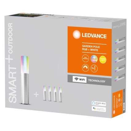 Ledvance - SET 5x LED RGBW Kültéri lámpa SMART + MINI 5xLED/5,7W/230V IP65 Wi-Fi