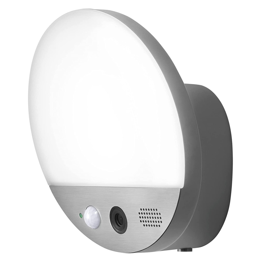 Ledvance - SMART+ LED kültéri fali lámpa érzékelővel és kamerával LED/15W/230V Wi-Fi IP44