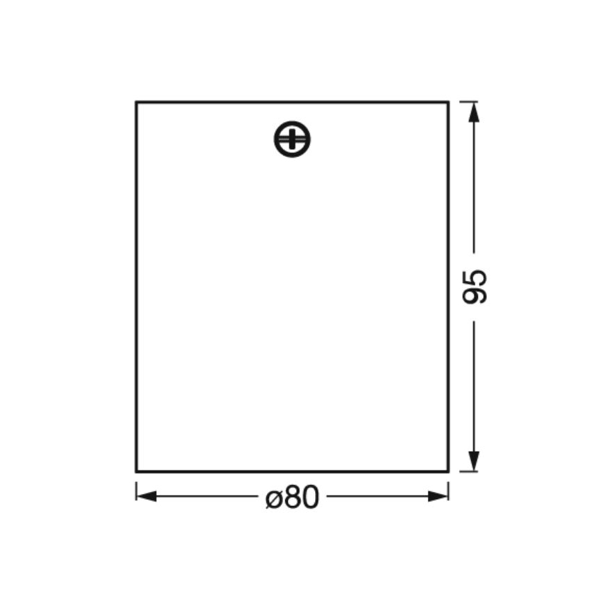 Ledvance - Spotlámpa SPOT 1xGU10/7W/230V fekete