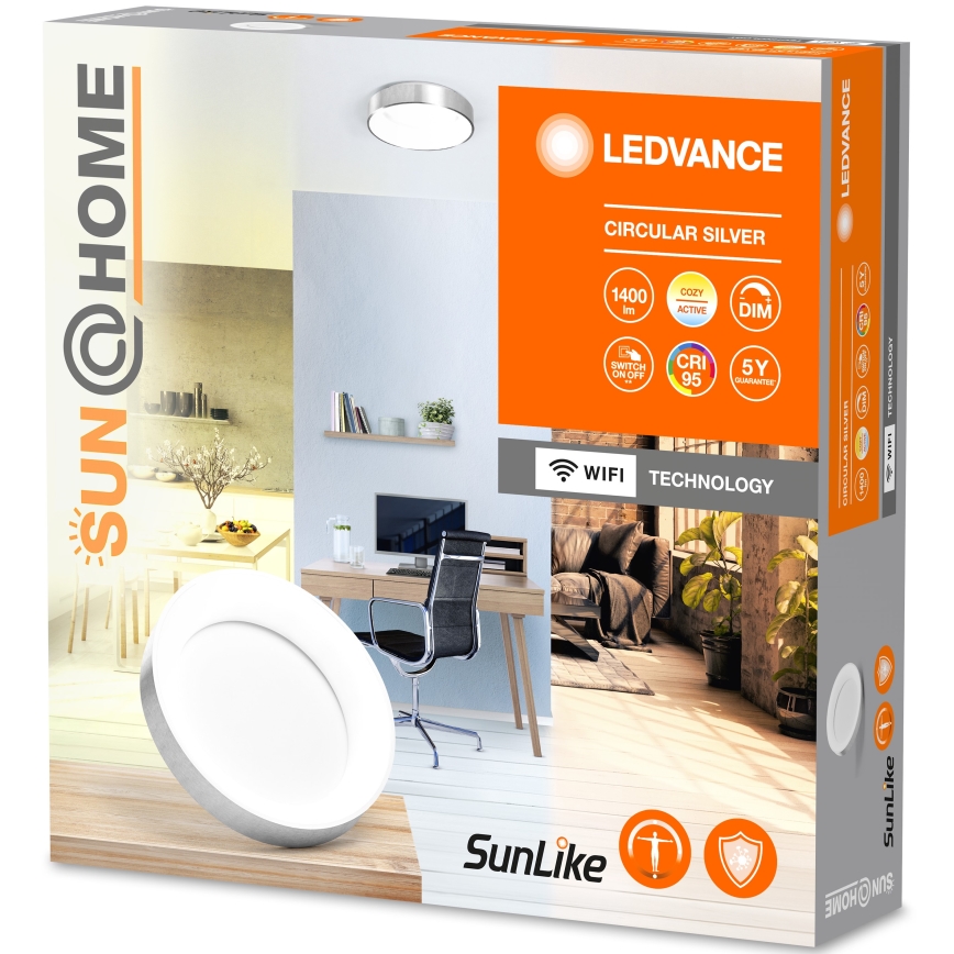 Ledvance - SUN@HOME CIRCULAR LED/18,5W/230V Wi-Fi állítható fényerejű mennyezeti lámpa