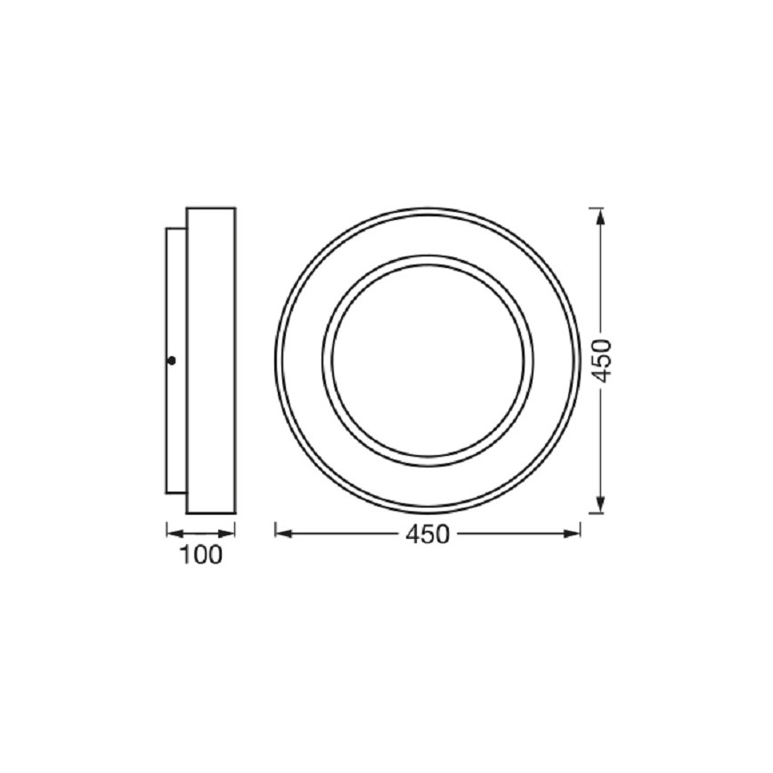 Ledvance - SUN@HOME CIRCULAR LED/18,5W/230V Wi-Fi állítható fényerejű mennyezeti lámpa