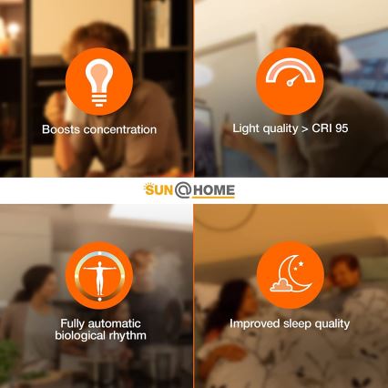 Ledvance - LED állítható fényerejű állólámpa SUN@HOME LED/36W/230V 2200-5000K CRI 95 Wi-Fi
