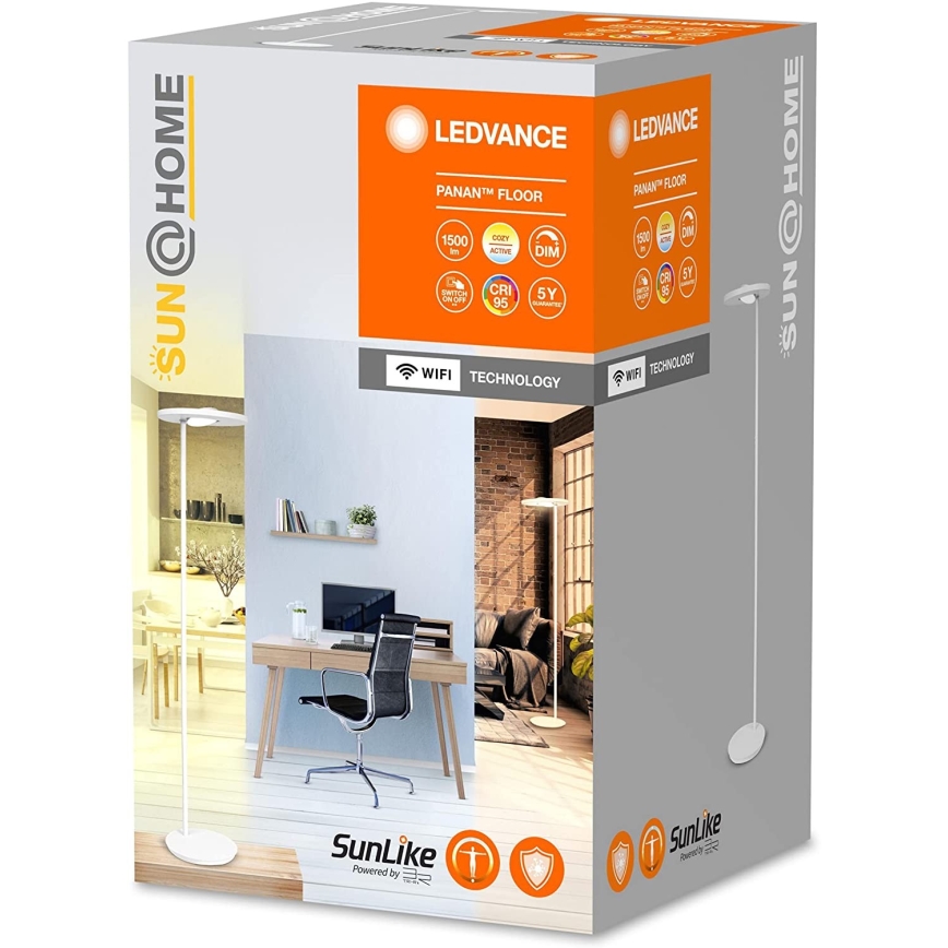 Ledvance - LED állítható fényerejű állólámpa SUN@HOME LED/36W/230V 2200-5000K CRI 95 Wi-Fi