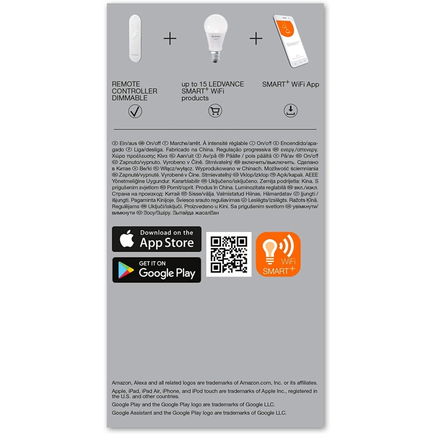 Ledvance - Távirányítás SMART+ 2xAAA Wi-Fi