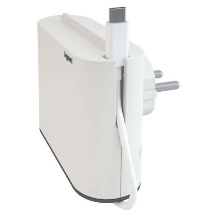 Legrand 049401 - Elosztó konnektor 2Z Típus C + USB-A + USB-C fehér