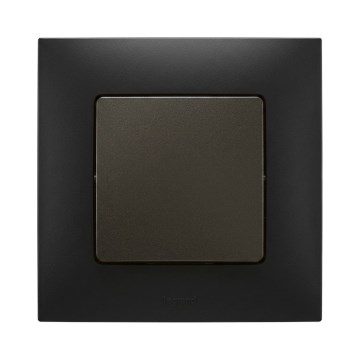 Legrand - 1-es egypólusú kapcsoló, NILOE kerettel, fekete
