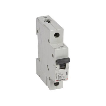 Legrand - 1-fázisú RX3 1P C 25A 6000A kismegszakító