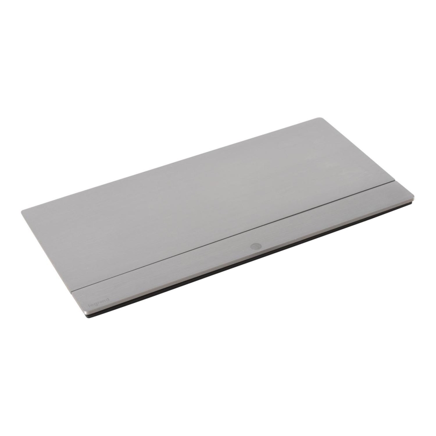 Legrand 654808 - Konnektor keret asztallaphoz POP-UP 8M ezüst
