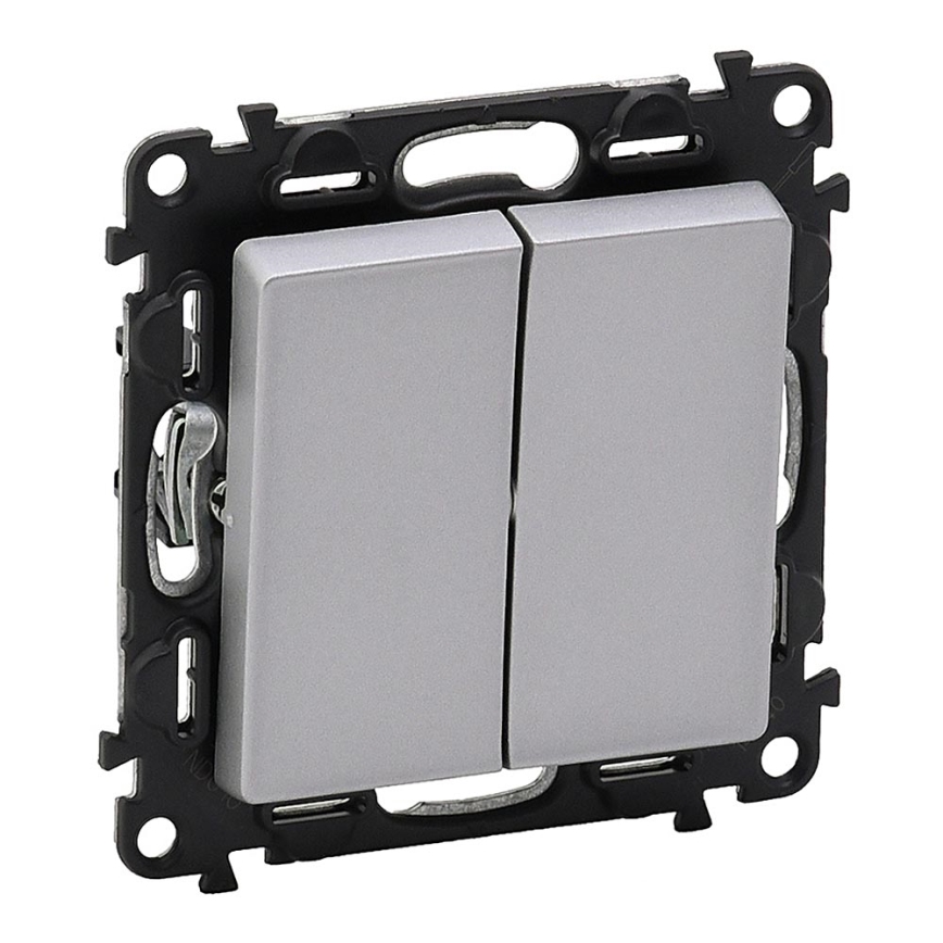 Legrand 752305 - Soros kapcsoló VALENA LIFE 5-ös számú 250V/10A alumínium