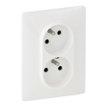 Legrand 753186 - Konnektor VALENA LIFE 250V/16A 2x2P+T fehér