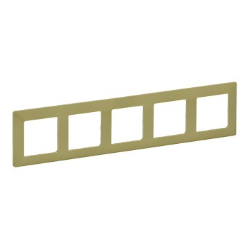 Legrand 754085 - VALENA LIFE 5P kapcsolókeret, zöld
