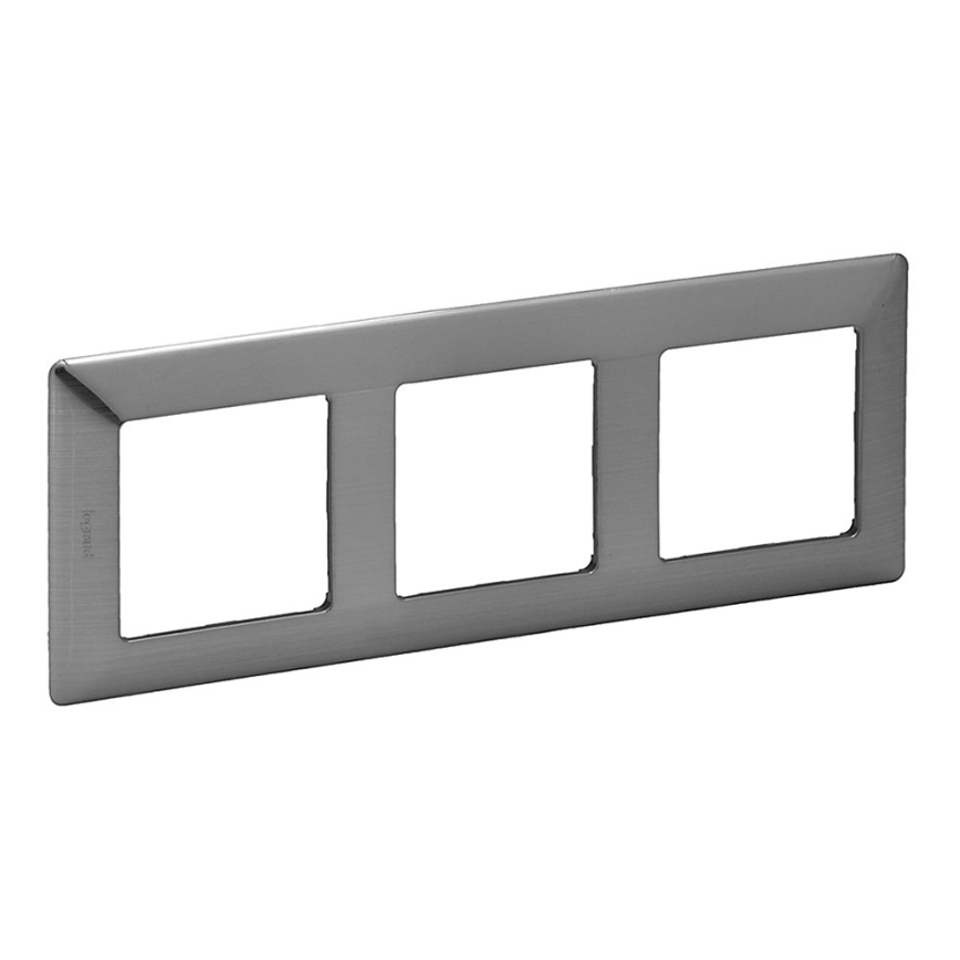 Legrand 754153 - keret kapcsolóhoz VALENA LIFE 3P nerez