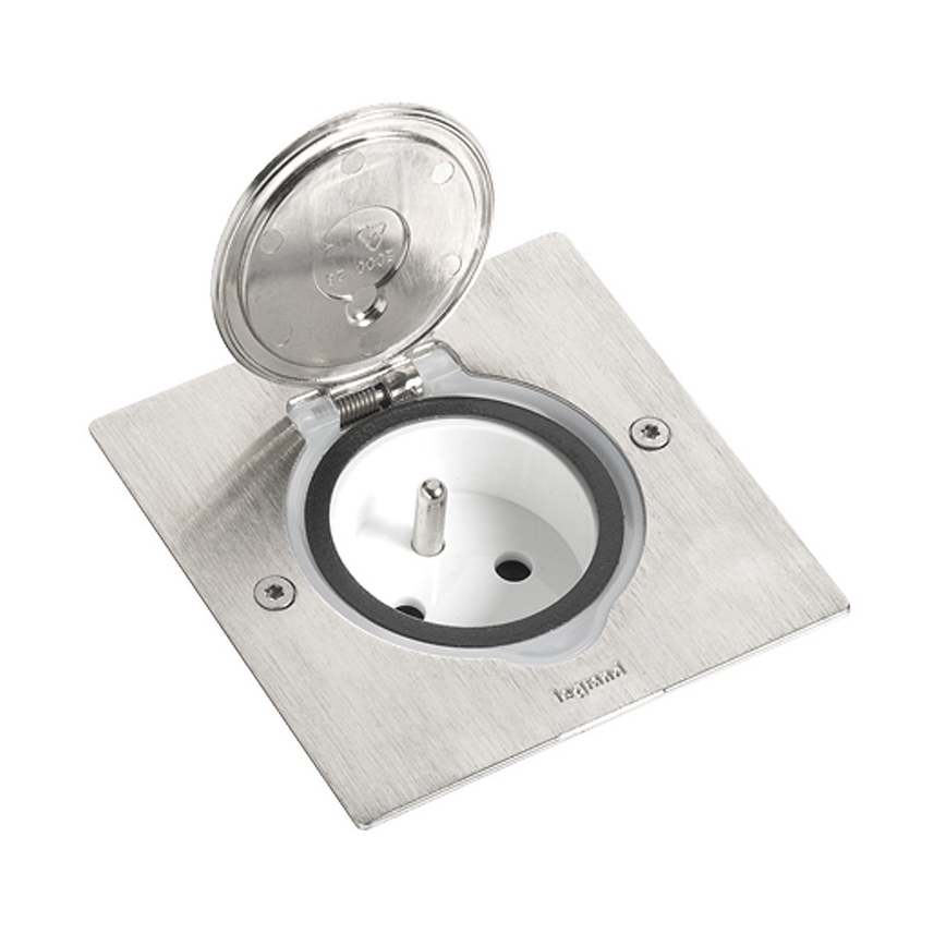 Legrand 89700 - konnektor talajba PLATINUM IP44 2M nerez