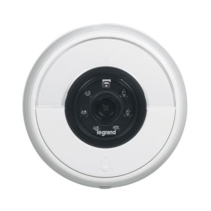 Legrand 94230 - vezetéknélküli csengő + WIFI kamera ELIOT fehér