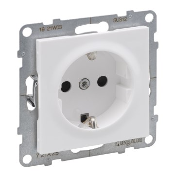Legrand - Fali SCHUKO aljzat 250V/16A SUNO fehér