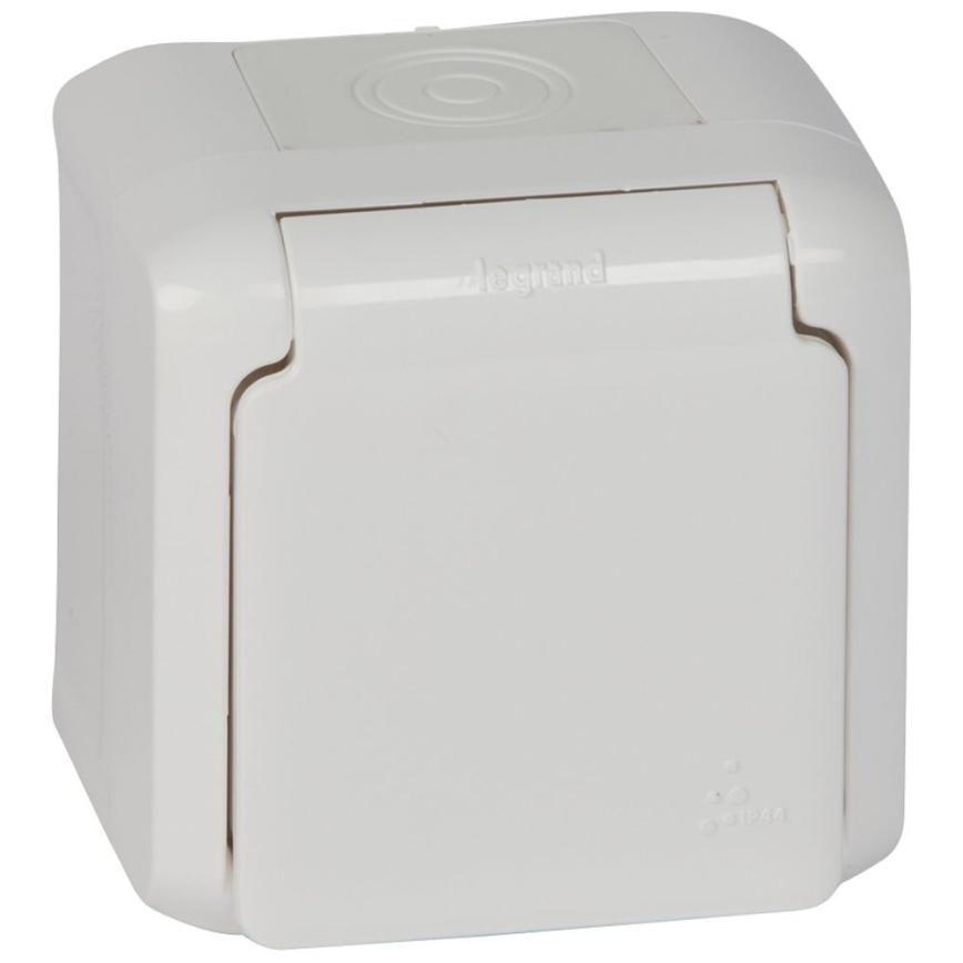 Legrand - Falra szerelhető kültéri konnektor FORIX 250V IP44 fehér