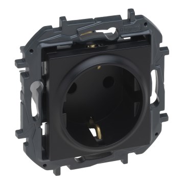 Legrand - Háztartási SCHUKO dugaljzat 250V/16A NILOE STEP fekete